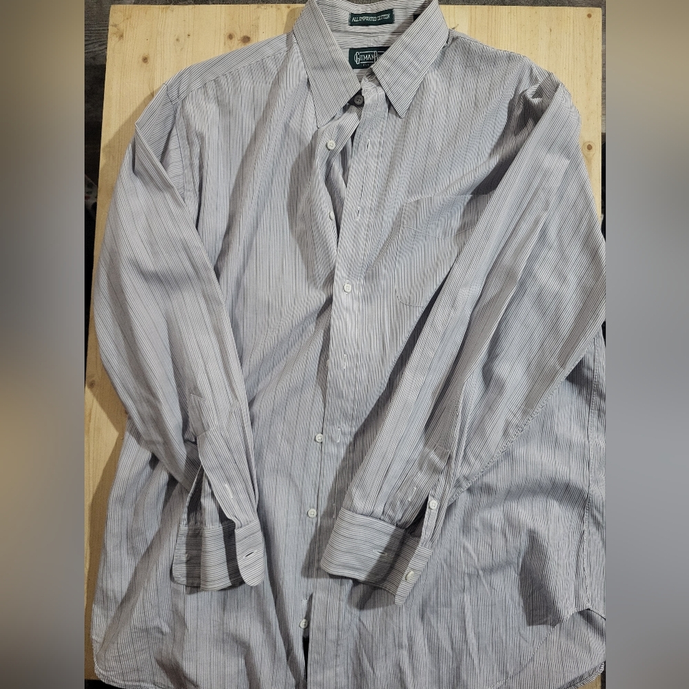 Gitman Brothers Gray Dress Shirt Classic Style